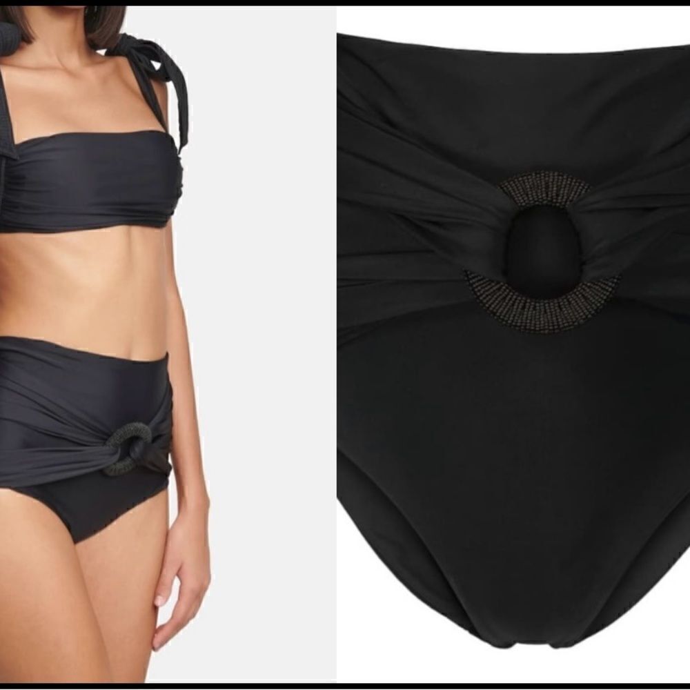 Johanna Ortiz After Dark High Waist Bikini Bottoms Small $370